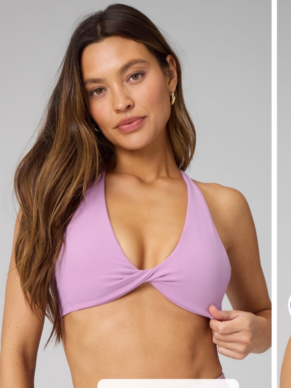 NWT Fabletics pureluxe plunge low impact bra in XS Color: Deja VU